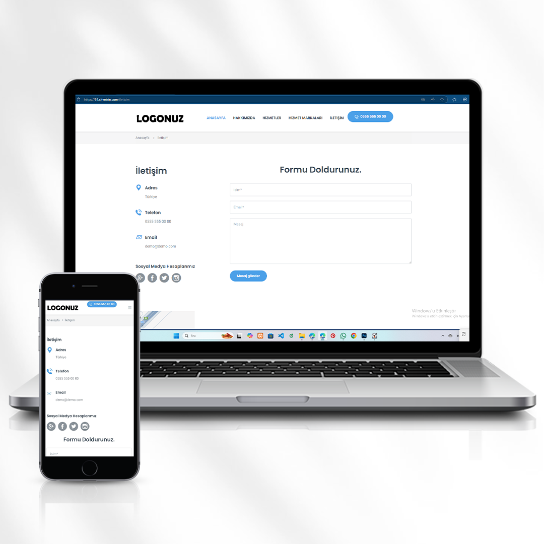Kombi ve Klima Servis Hizmetleri Web Sitesi  54.sitenizin.com