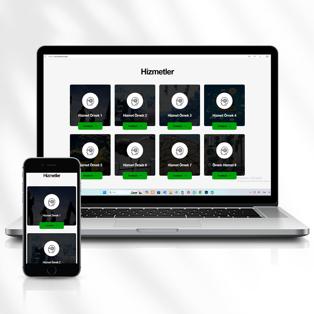 Kurumsal Hizmet Web Sitesi  Profesyonel Firma Çözümü  43.sitenizin.com