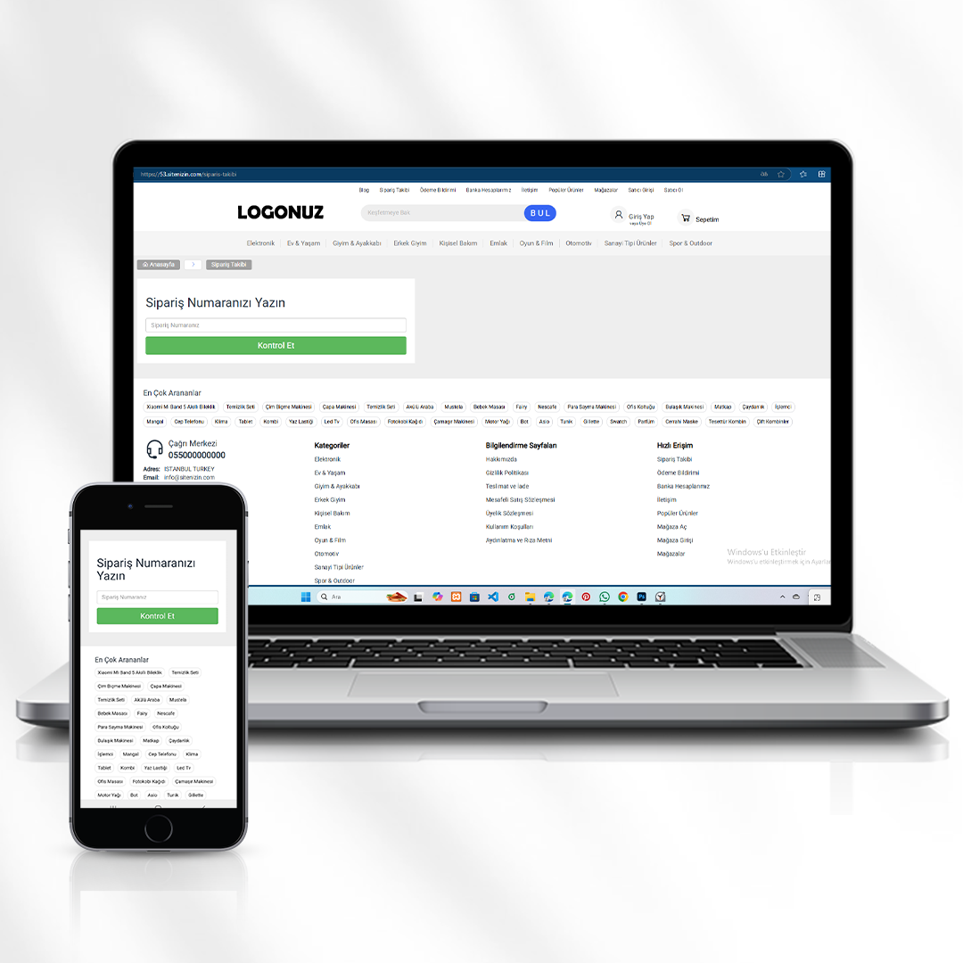 Çok Satıcılı E-Ticaret Web Sitesi  53.sitenizin.com