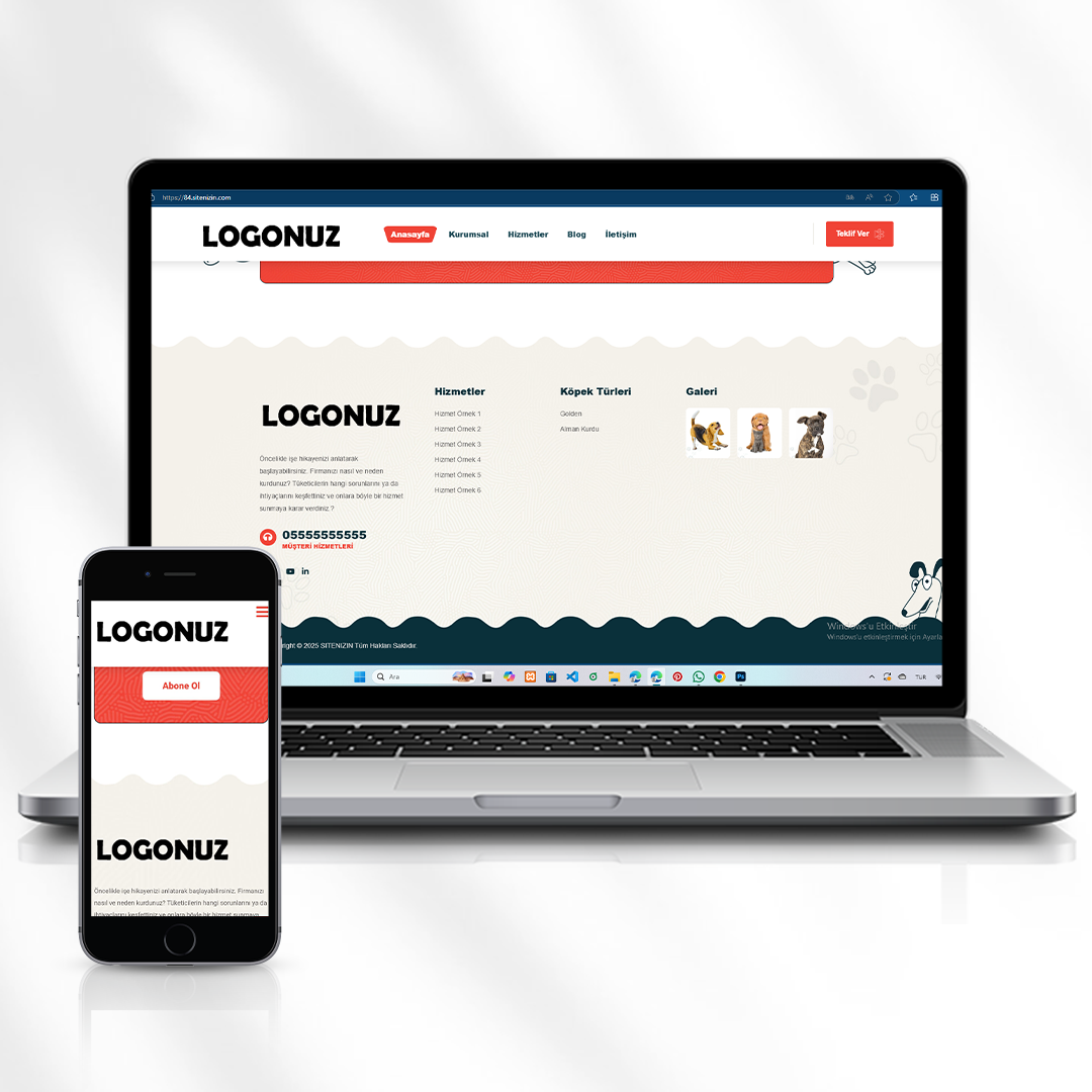 Veterinerlik Hizmetleri Web Sitesi Kod 84.sitenizin.com