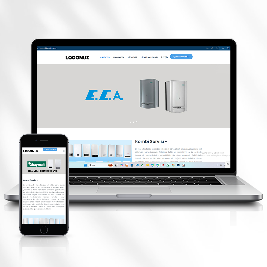 Kombi ve Klima Servis Hizmetleri Web Sitesi  54.sitenizin.com