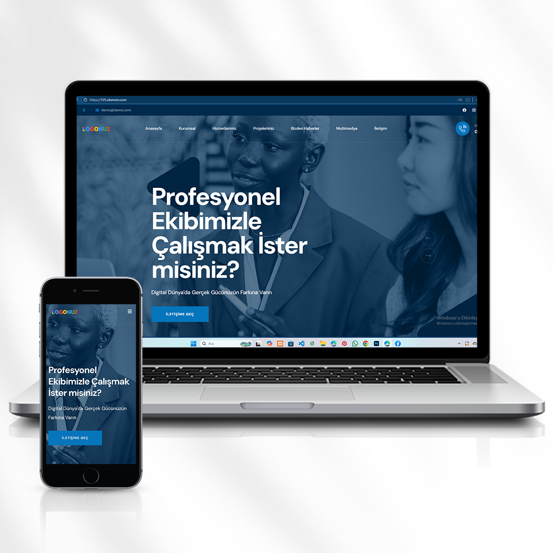Kurumsal Proje ve Hizmet Tanıtım Web Sitesi  125.sitenizin.com