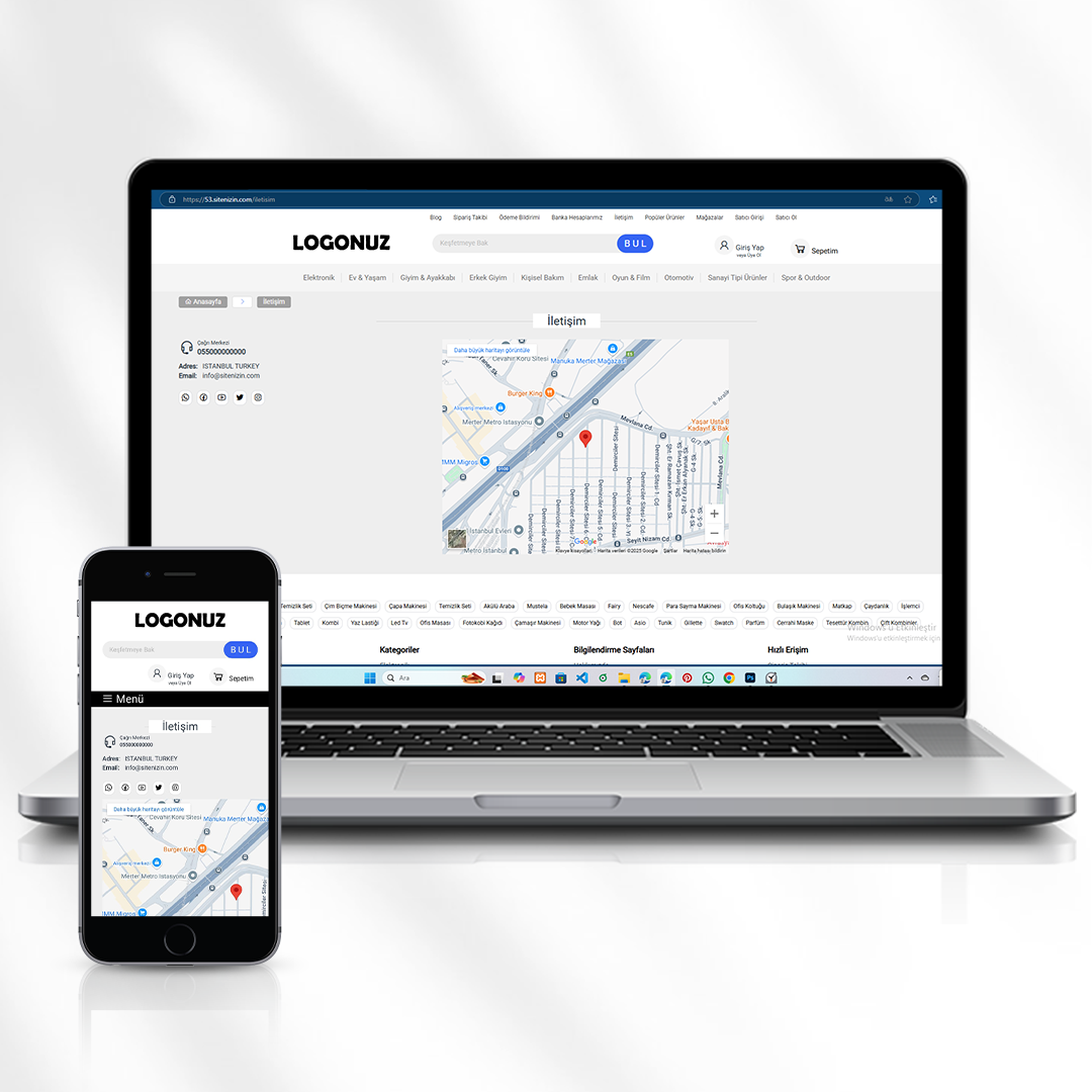 Çok Satıcılı E-Ticaret Web Sitesi  53.sitenizin.com