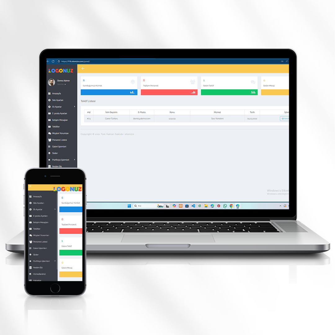 Mühendislik ve Dijital Çözümler Web Sitesi  116.sitenizin.com