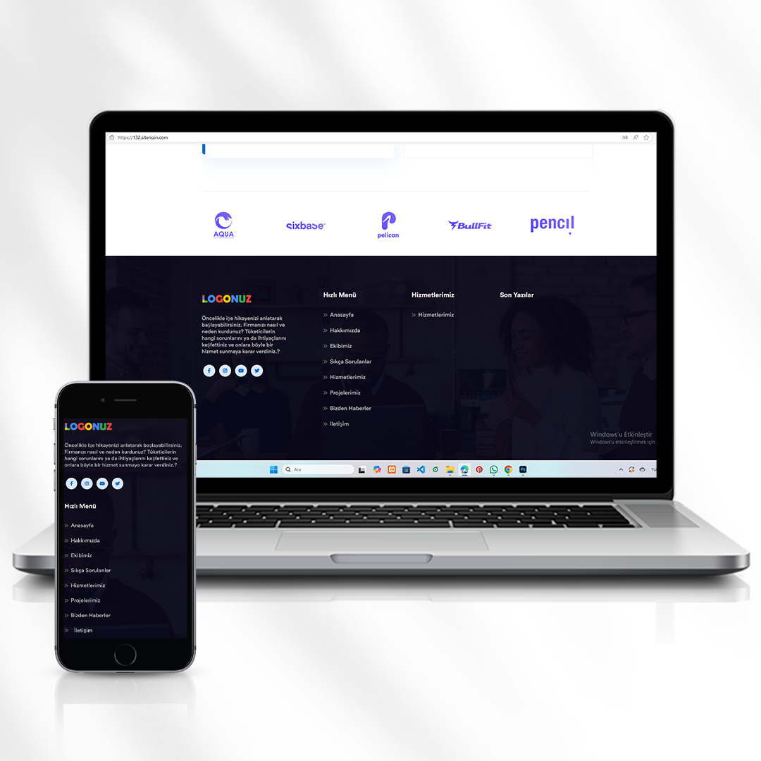 Kurumsal Tanıtım Web Sitesi  132.sitenizin.com