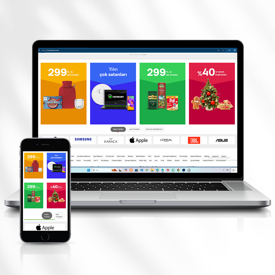 Çok Satıcılı E-Ticaret Web Sitesi  53.sitenizin.com