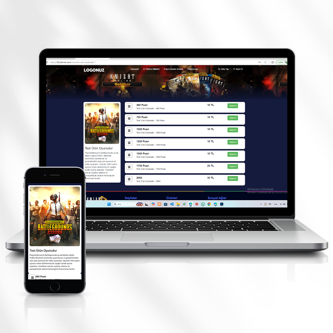 Knight Online Oyun Marketi ve Dijital Ürün Satış Sitesi  30.sitenizin.com