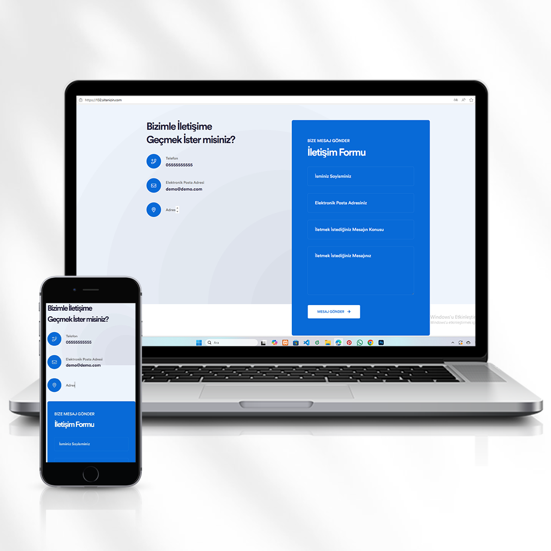 Kurumsal Tanıtım Web Sitesi  132.sitenizin.com