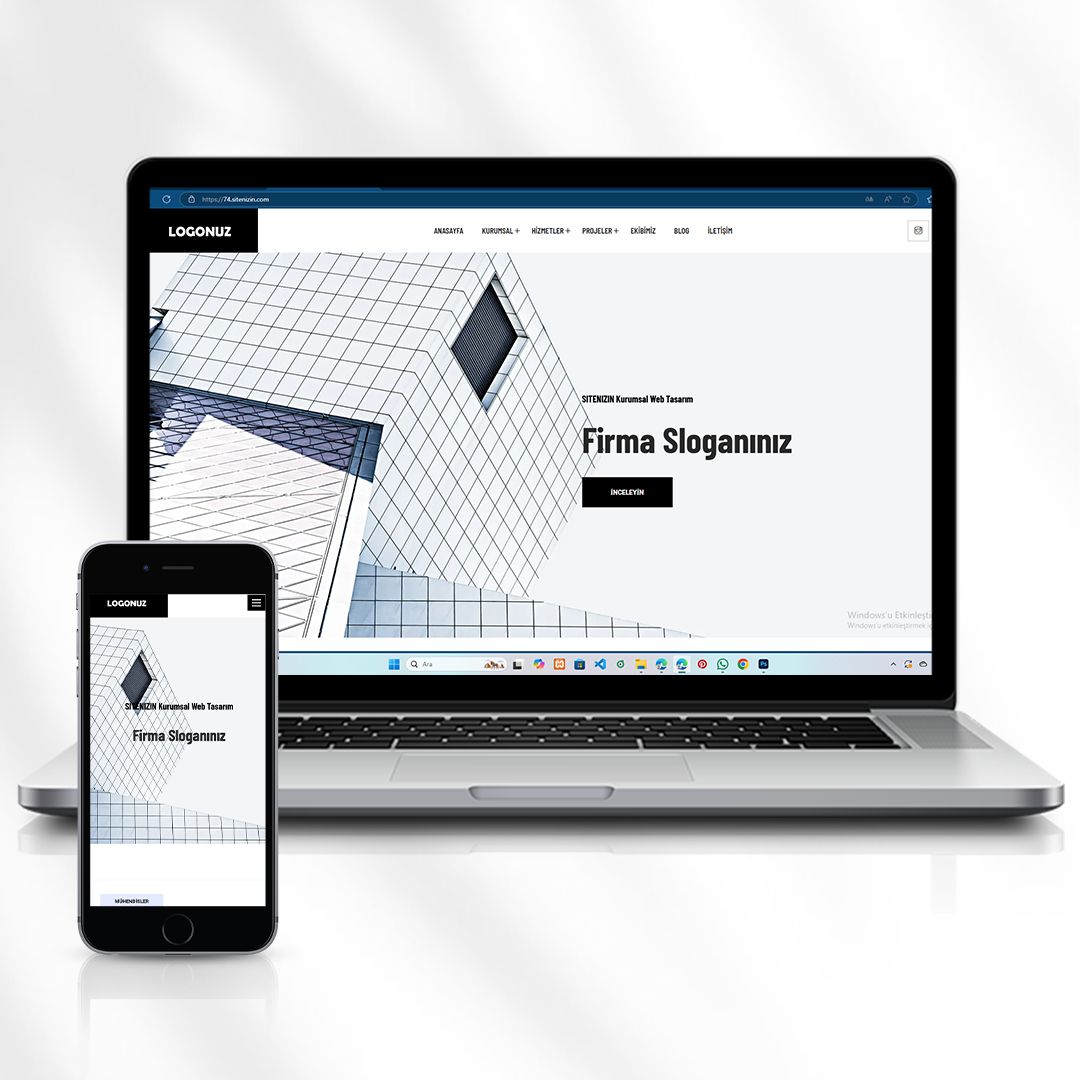 Mühendislik İnşaat ve Tasarım Firması Web Sitesi  74.sitenizin.com