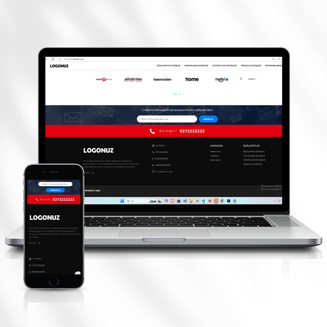 Kurumsal Web Sitesi  Bioklimatik ve Cam Sistemleri  51.sitenizin.com