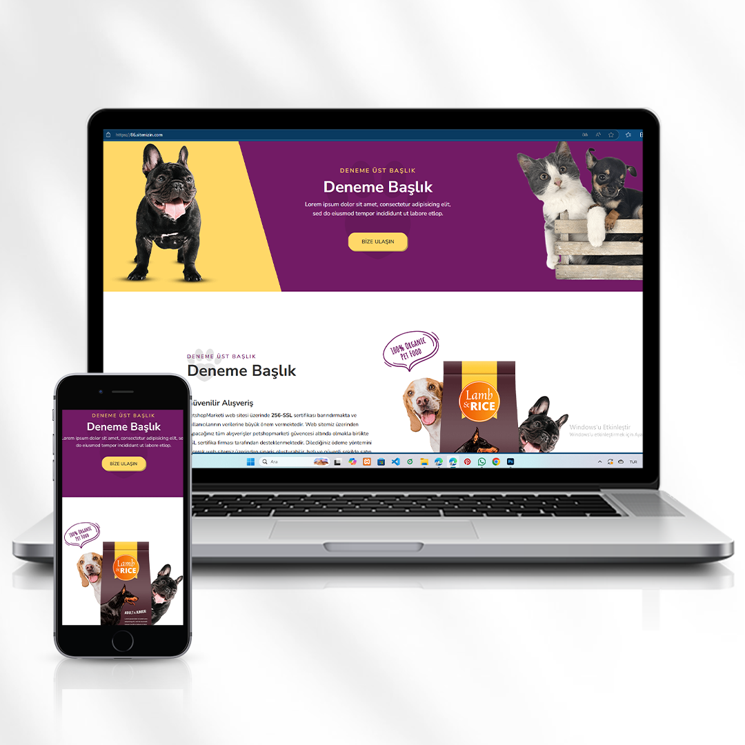 Veterinerlik Hizmetleri ve Hayvan Sağlığı Web Sitesi  86.sitenizin.com
