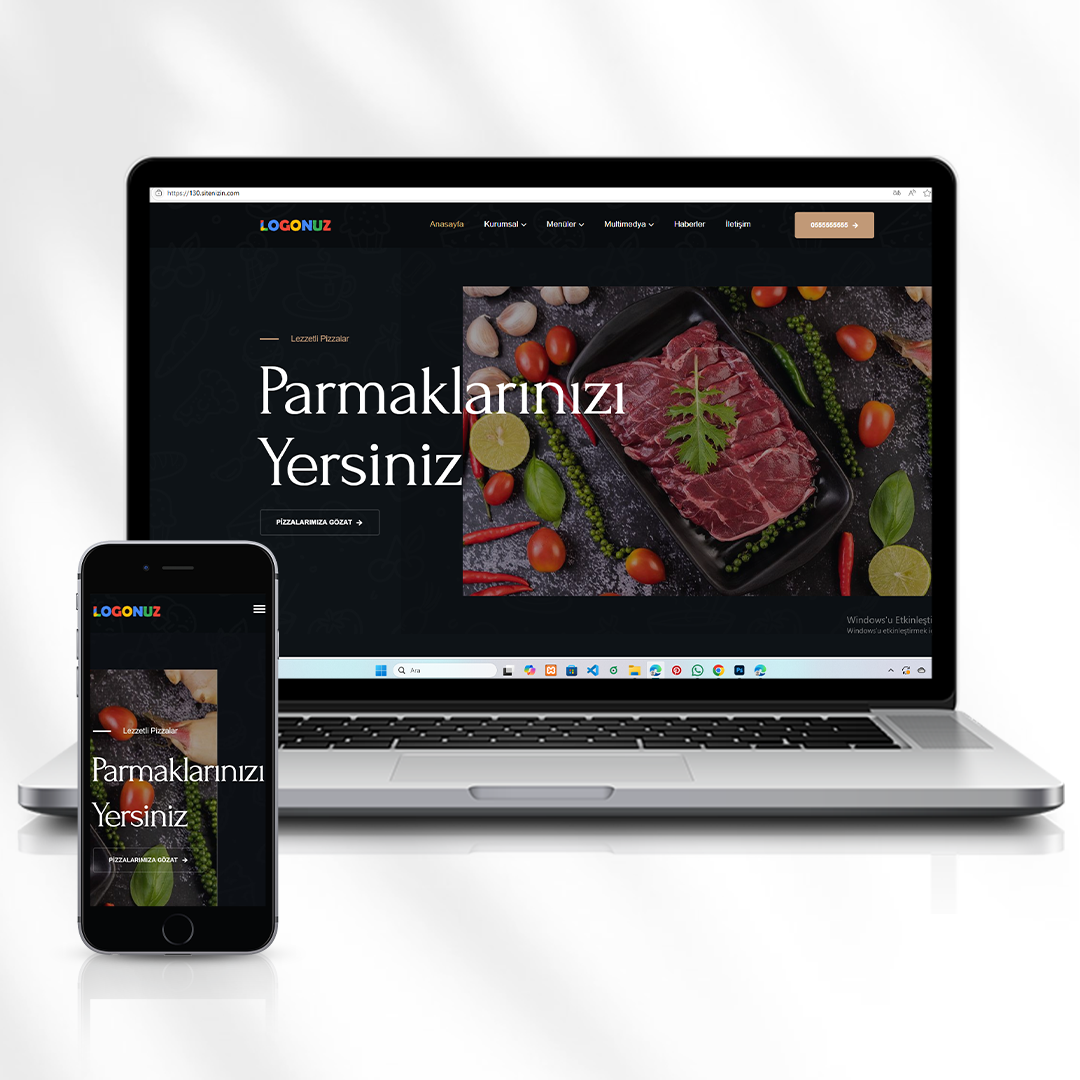  Restoran Tanıtım Web Sitesi  130.sitenizin.com