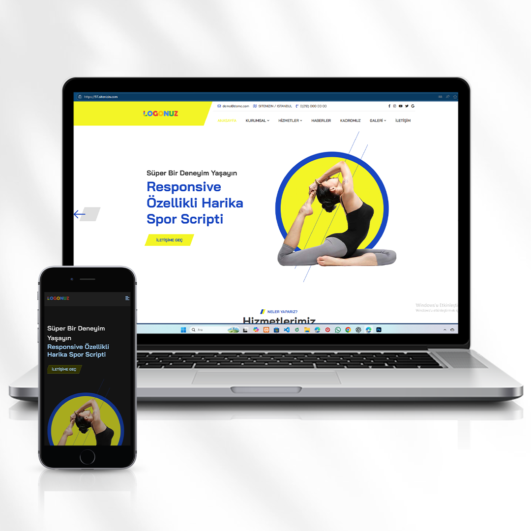 Vücut Geliştirme ve Spor Hizmetleri Web Sitesi  97.sitenizin.com