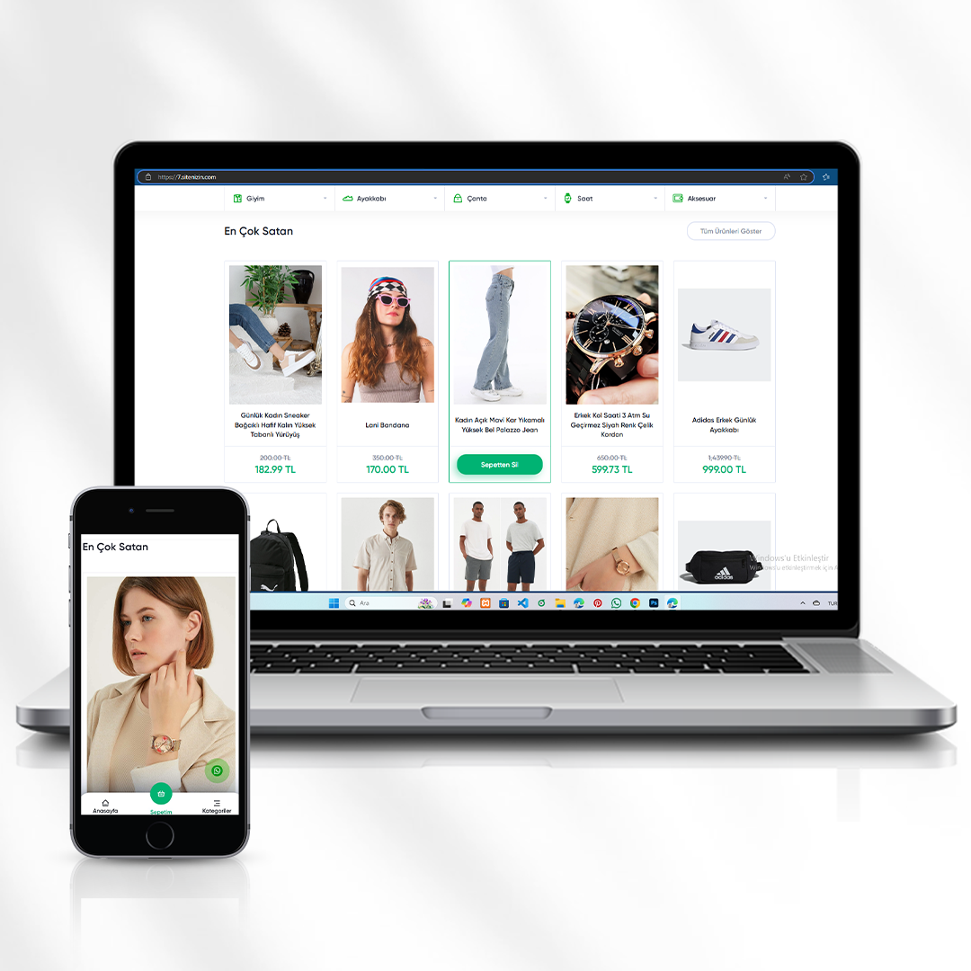 Sitenizin Moda ve Aksesuar E-Ticaret Platformu 7.sitenizin.com