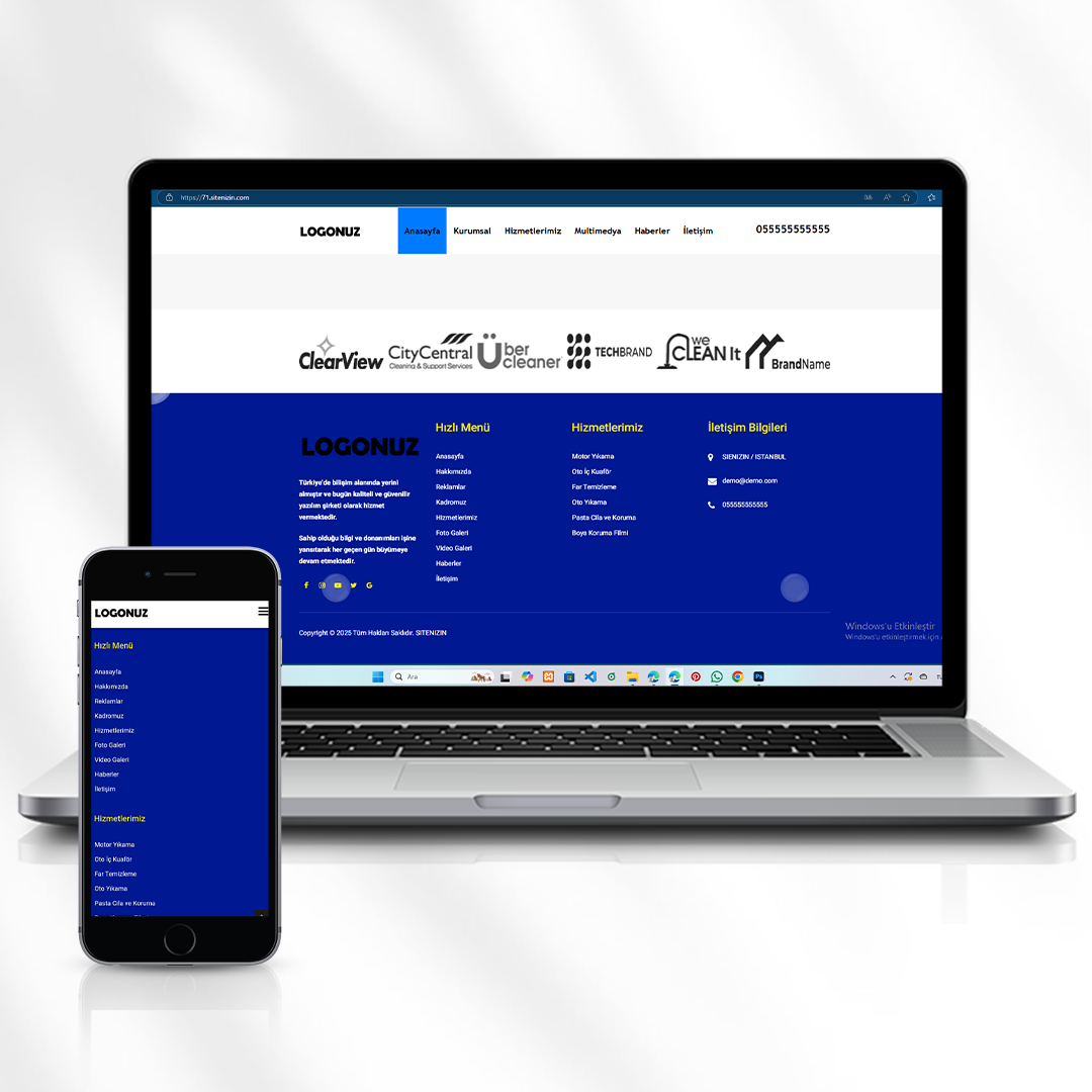 Araç Temizlik Hizmetleri Web Sitesi  71.sitenizin.com
