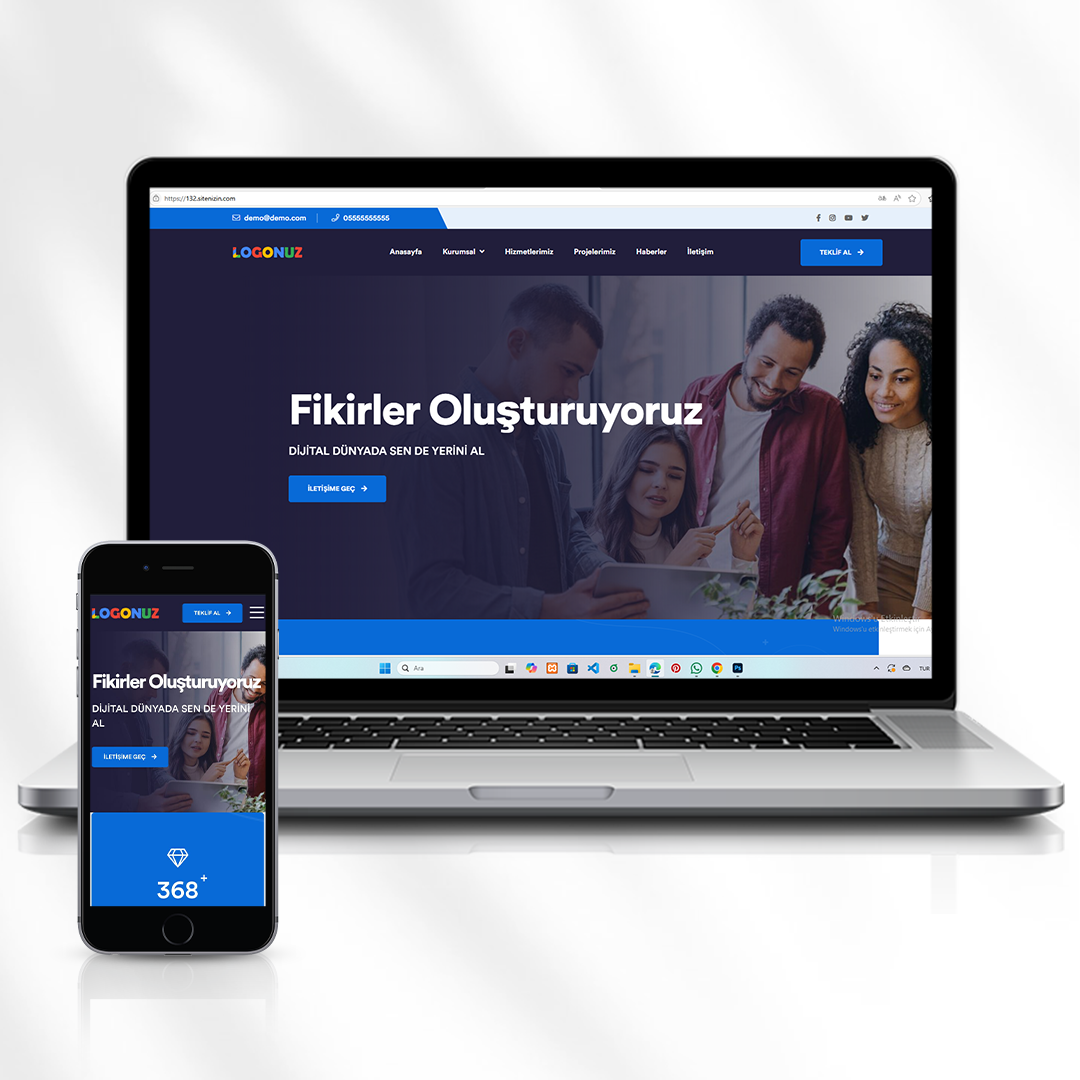 Kurumsal Tanıtım Web Sitesi  132.sitenizin.com