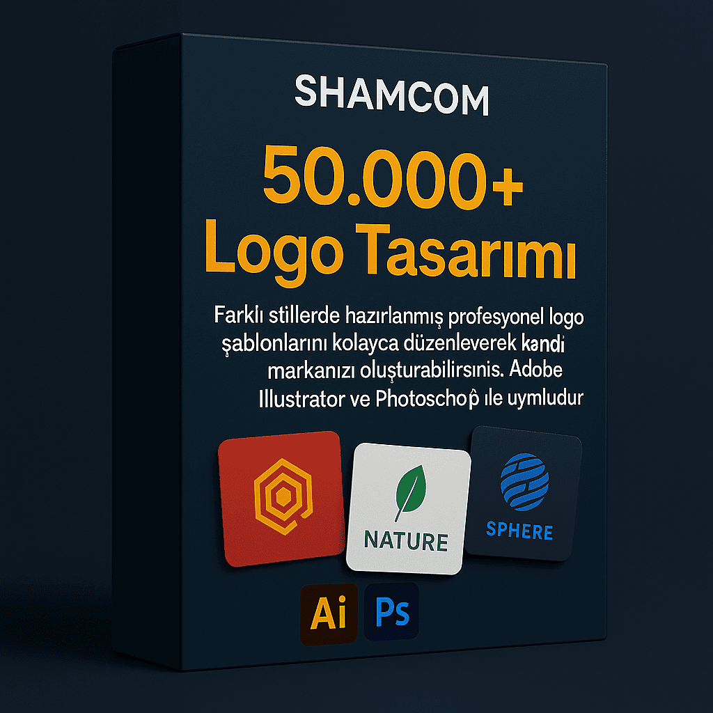50000 Logo Tasarımı Grafik Paketi