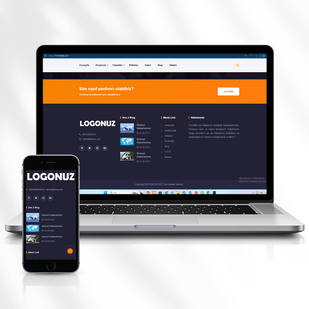Nakliyat ve Taşımacılık Hizmetleri Web Sitesi Kod 78.sitenizin.com