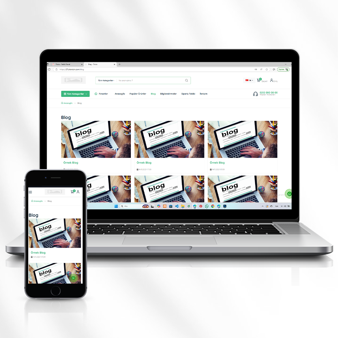 Çok Kategorili Online Alışveriş Sitesi  27.sitenizin.com