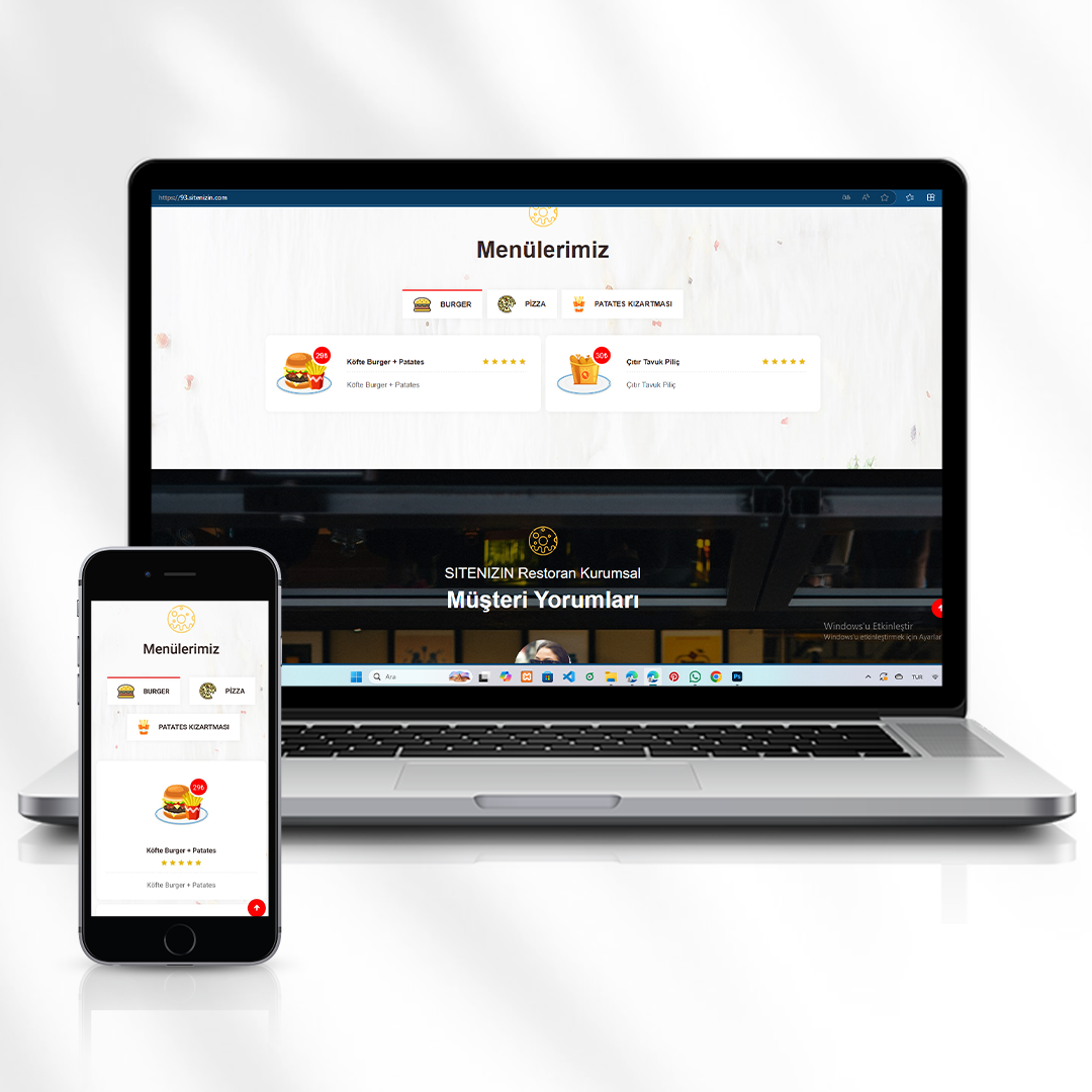 Restoran Web Sitesi  Menü Rezervasyon ve Yemek Tarifleri   93.sitenizin.com