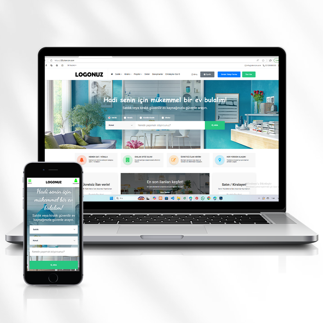 Emlak ve Gayrimenkul Danışmanlığı Web Sitesi  28.sitenizin.com