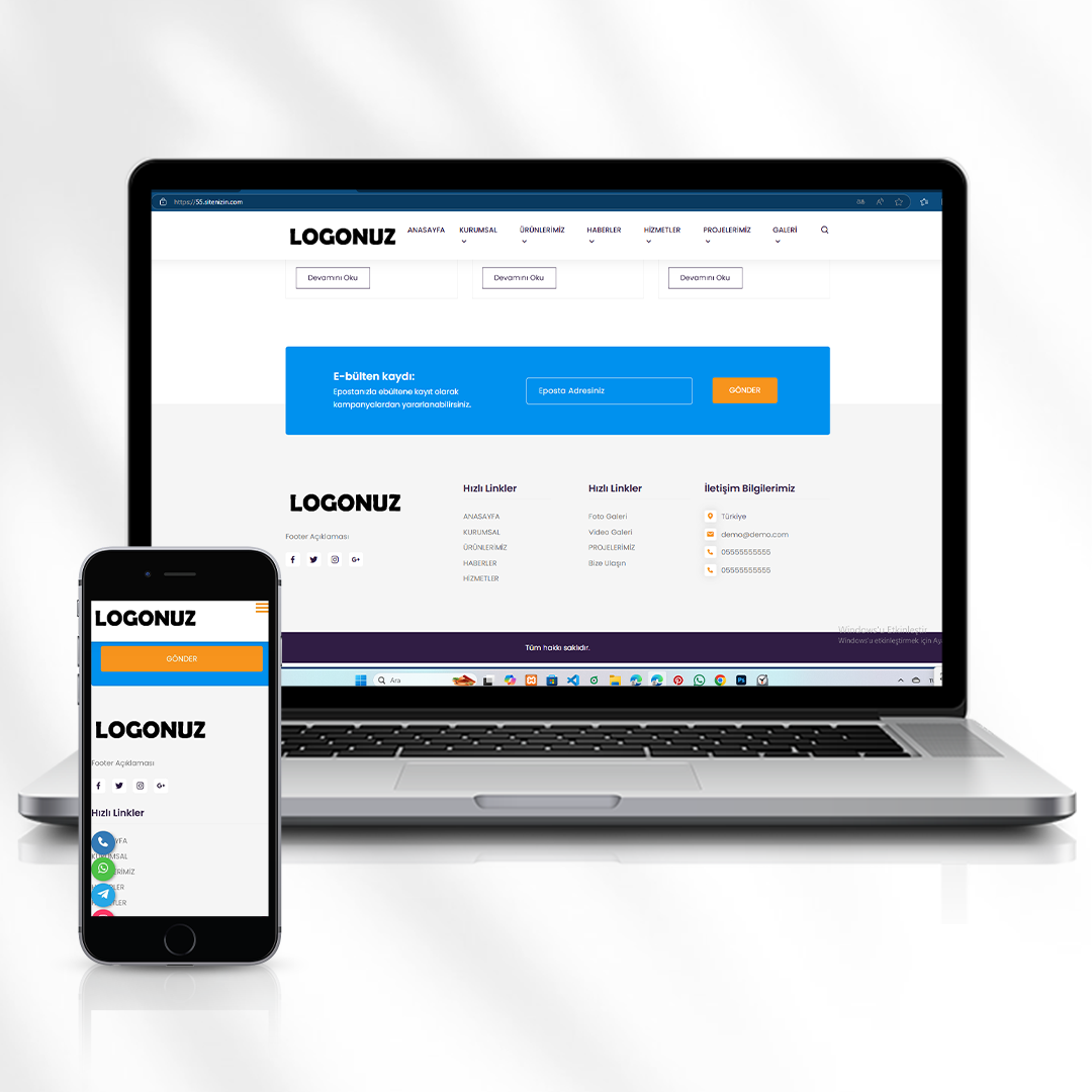 Genel Klima ve Kombi Servisleri Kurumsal Web Sitesi  55.sitenizin.com