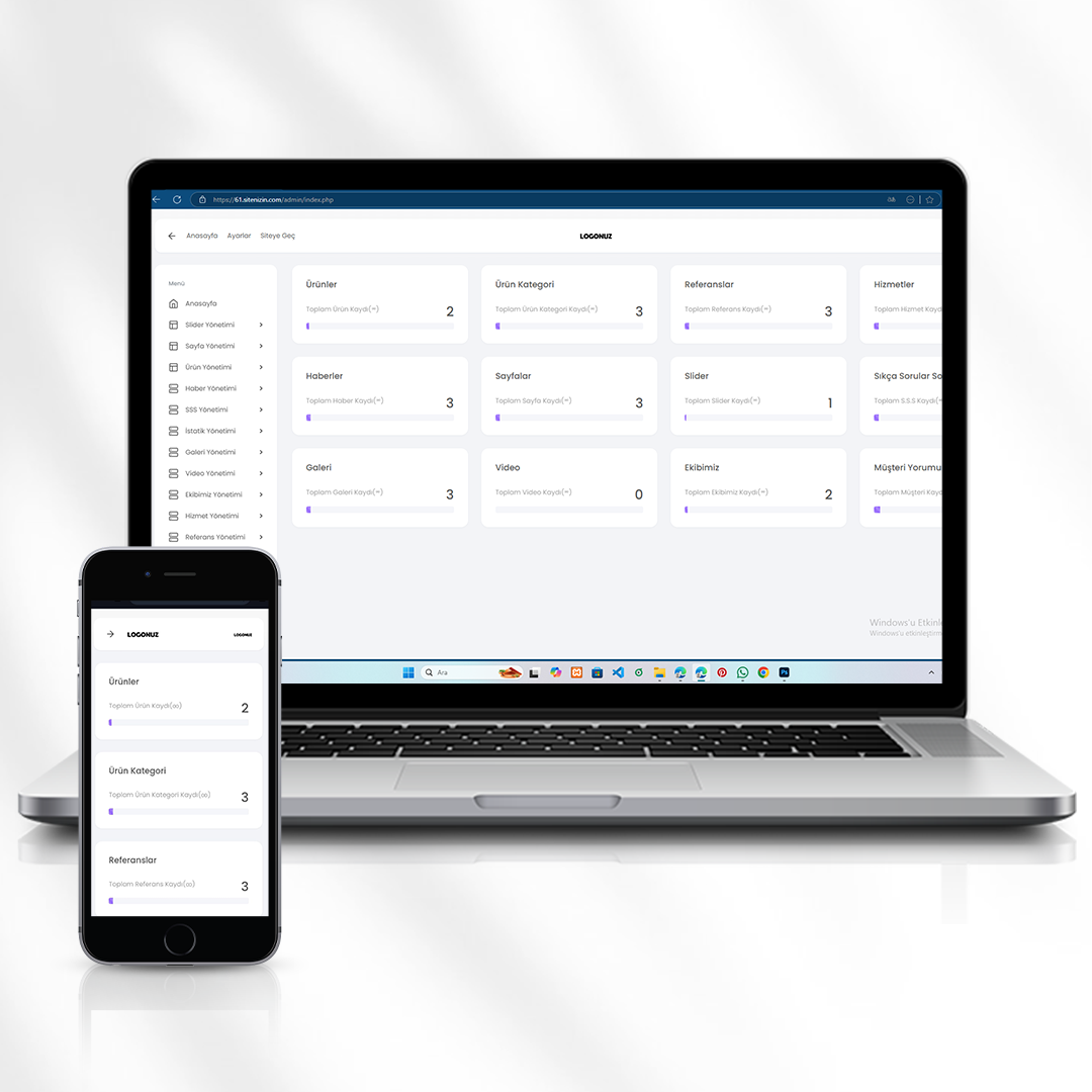 Kurumsal Web Sitesi  Hizmet ve Ürün Tanıtımı   61.sitenizin.com