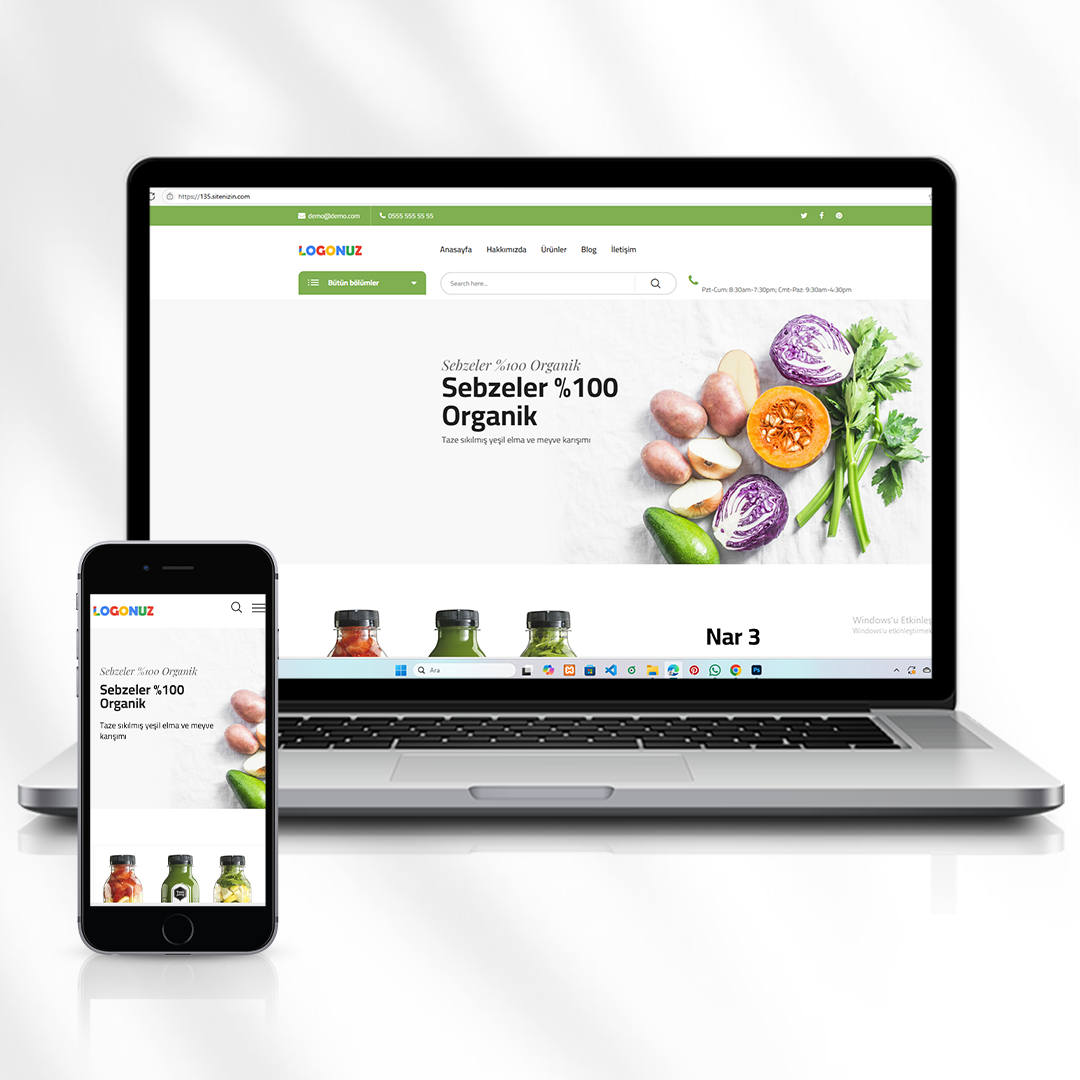Sağlıklı Gıda Mağazası  135.sitenizin.com