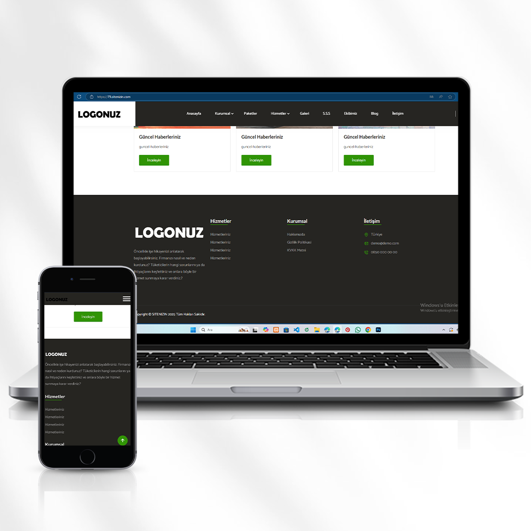 Nakliyat ve Taşımacılık Hizmetleri Web Sitesi Kod 79.sitenizin.com