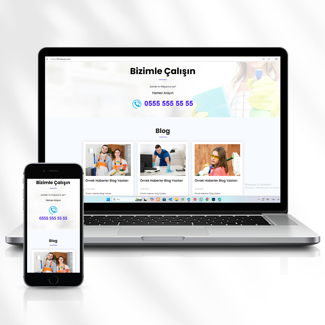 Hizmet Tanıtım Web Sitesi  Profesyonel Ekip ve Danışmanlık Hizmetleri  39.sitenizin.com
