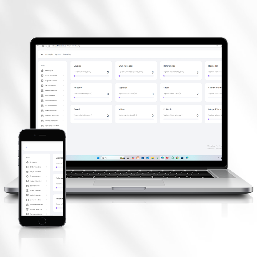 Kurumsal Tanıtım Web Sitesi Şirket Sayfası  49.sitenizin.com