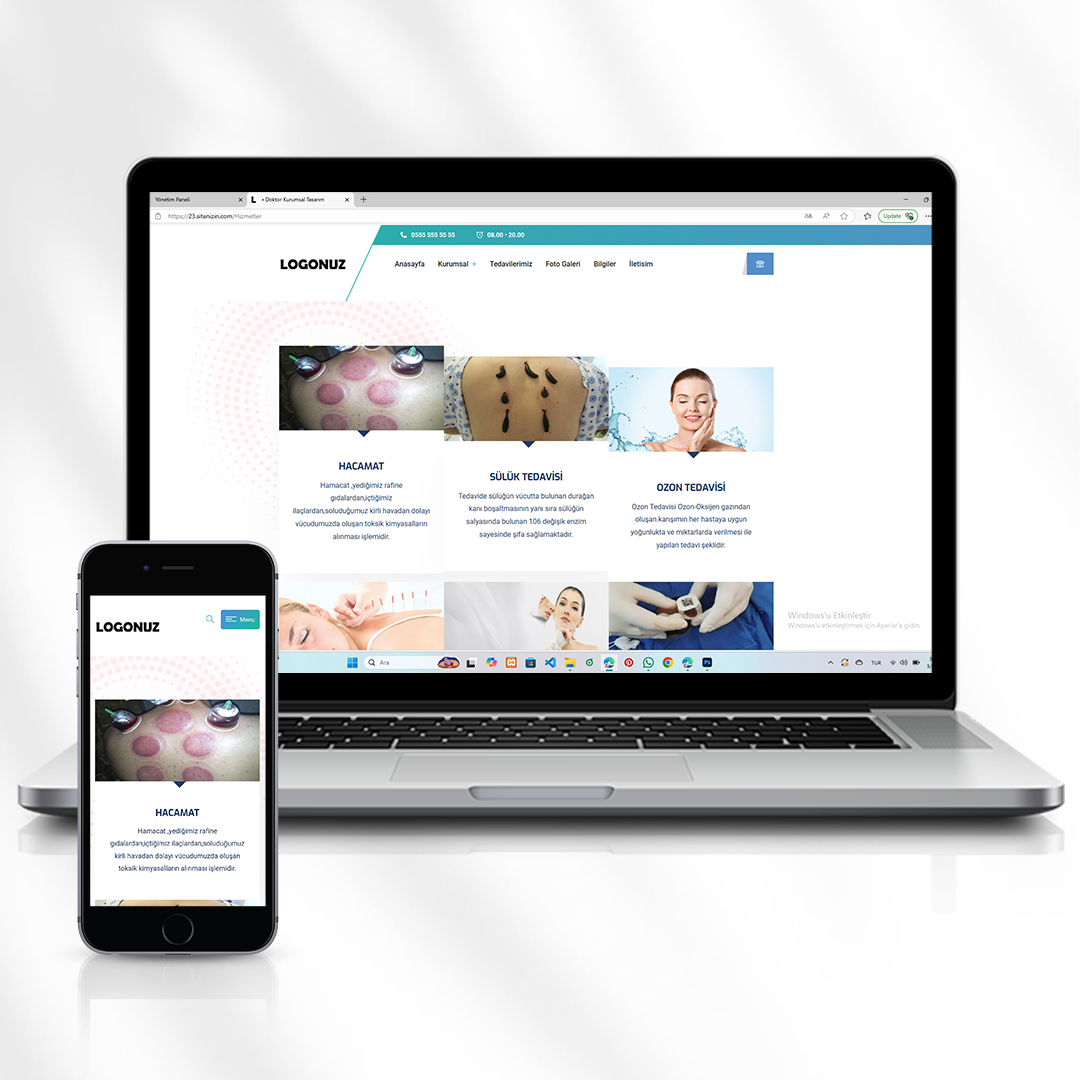 Estetik ve Sağlık Kliniği Web Sitesi  23.sitenizin.com
