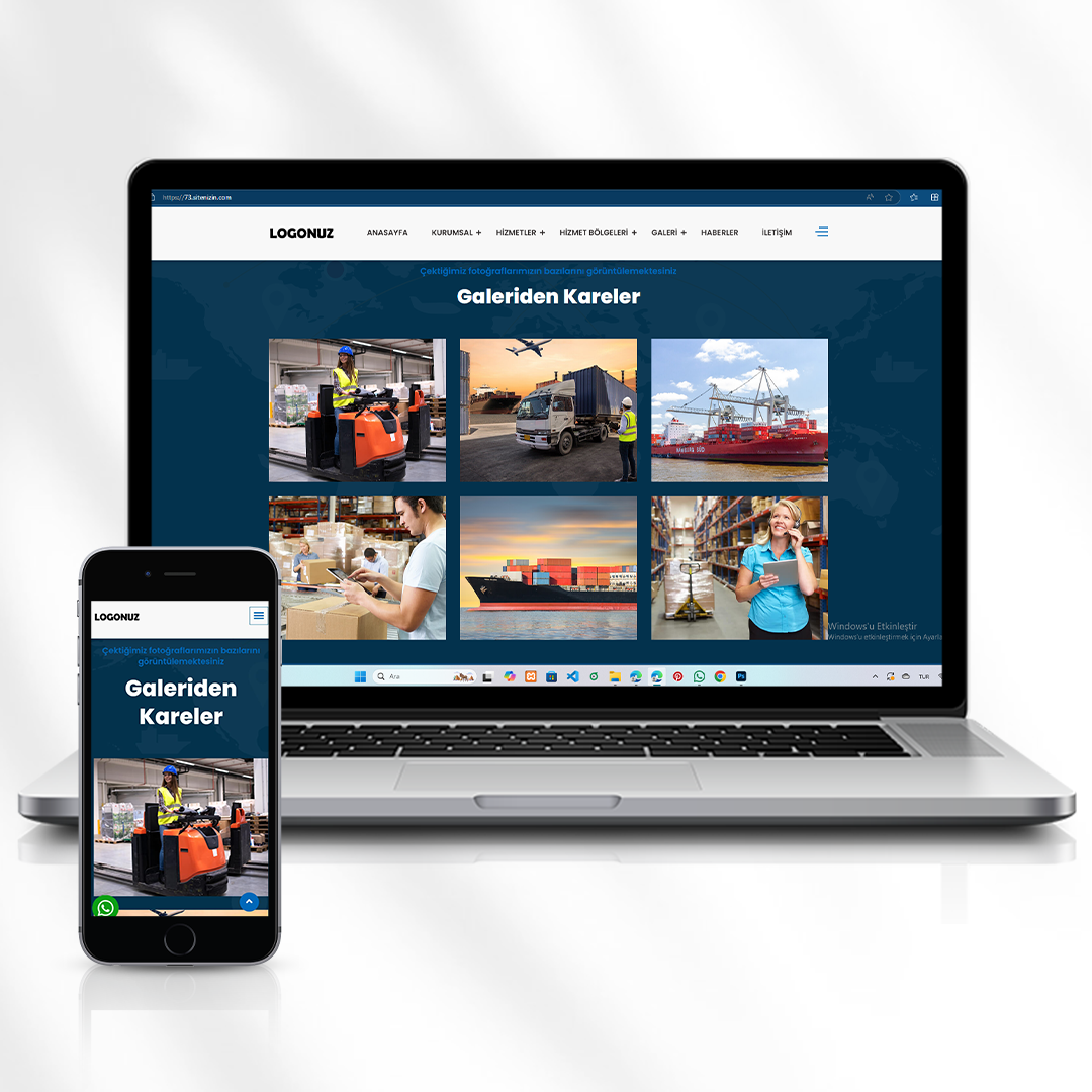 Nakliye ve Lojistik Hizmetleri Web Sitesi  73.sitenizin.com