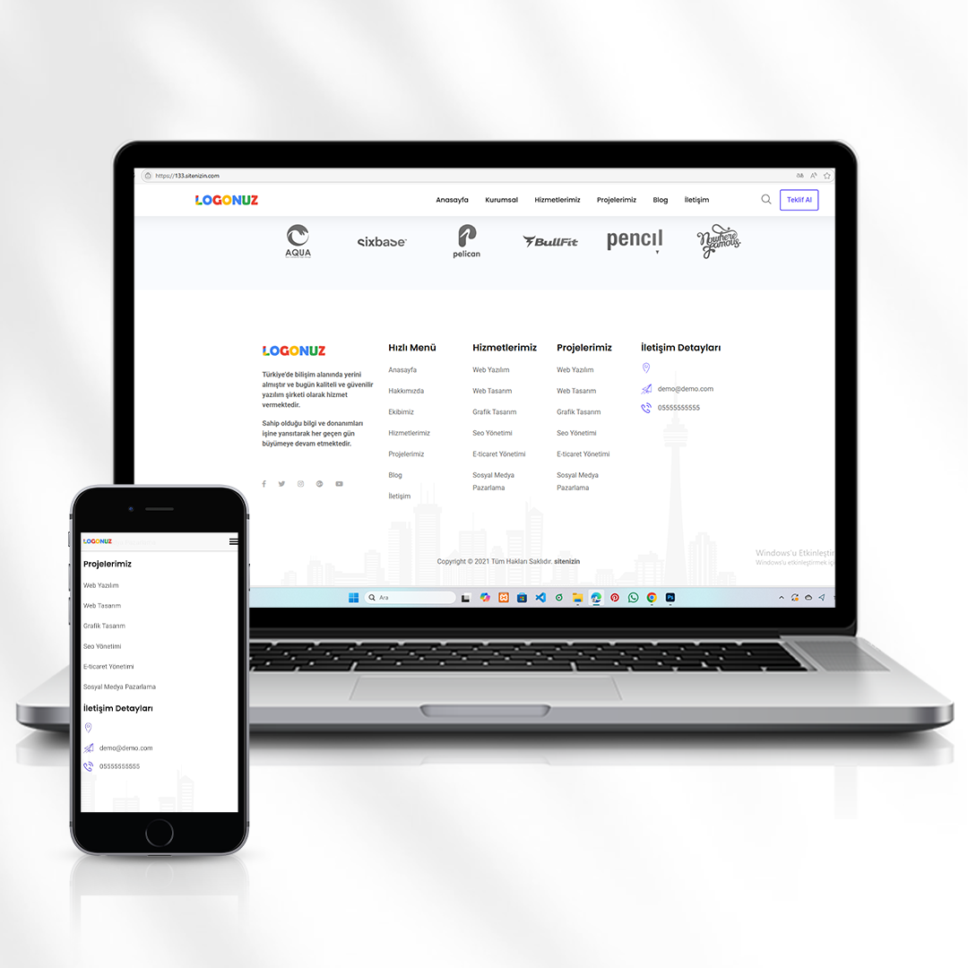 Kurumsal Web Tasarım  133.sitenizin.com