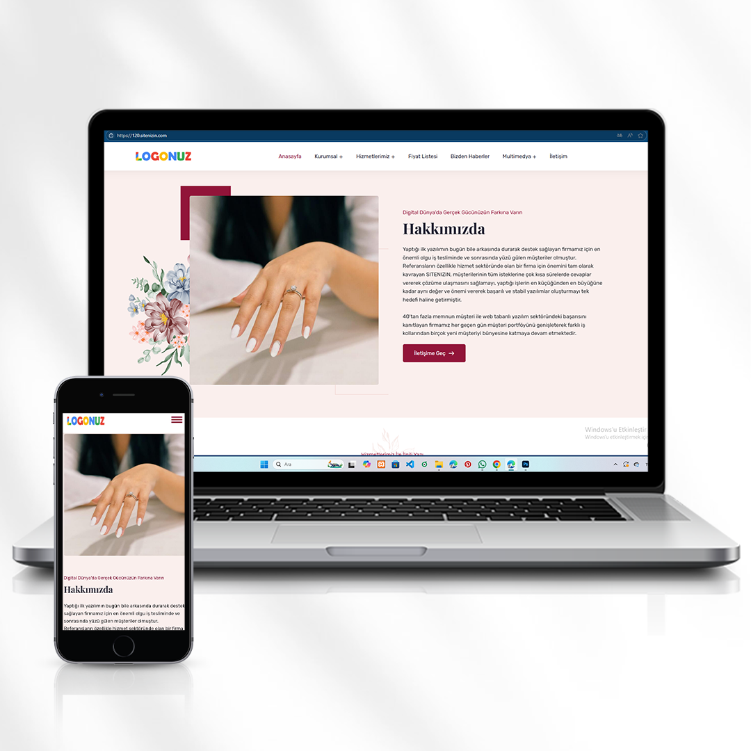 Güzellik ve Bakım Merkezi Web Sitesi  120.sitenizin.com