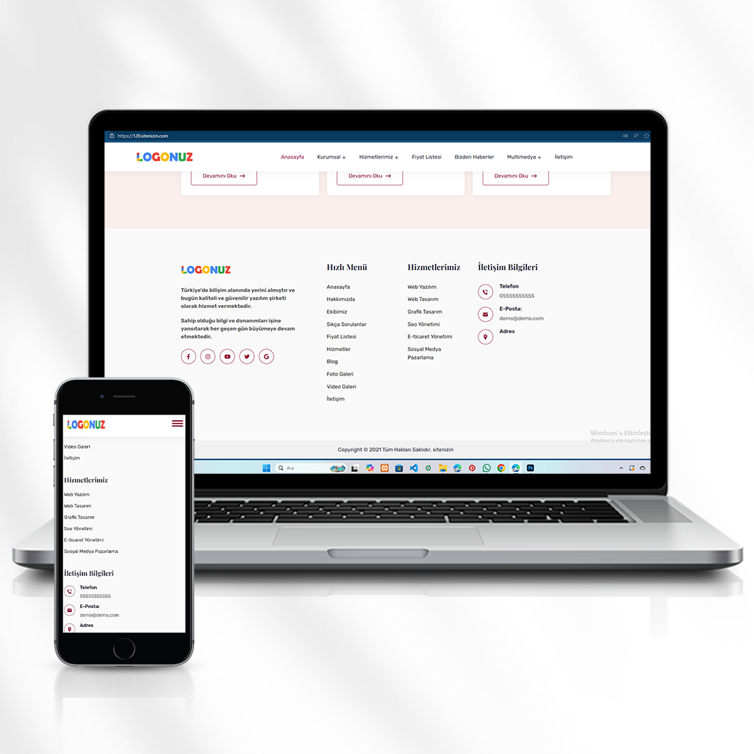 Güzellik ve Bakım Merkezi Web Sitesi  120.sitenizin.com