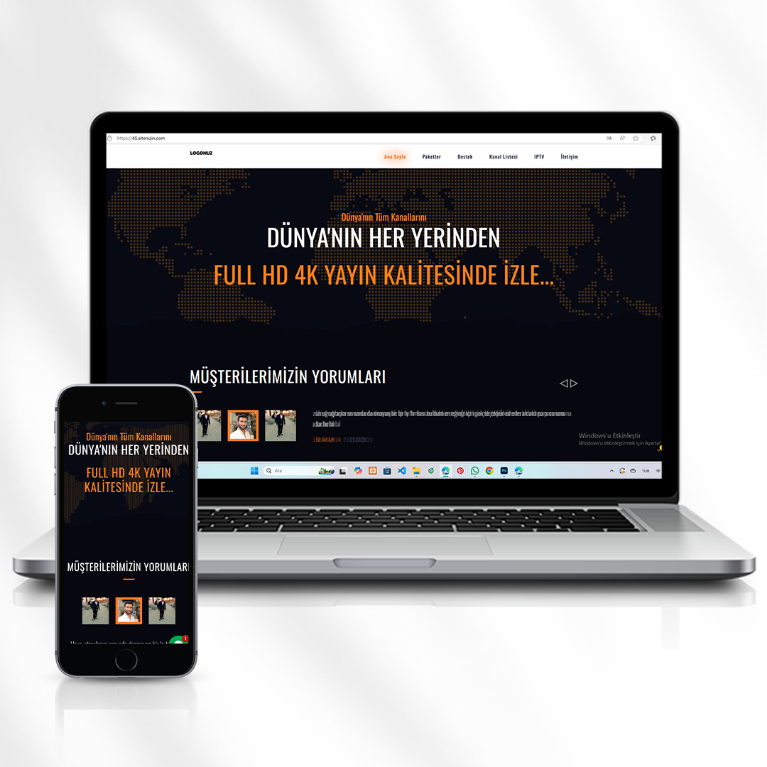 Hizmet Sitesi  IPTV Yayın ve Dijital TV Paketleri  45.sitenizin.com
