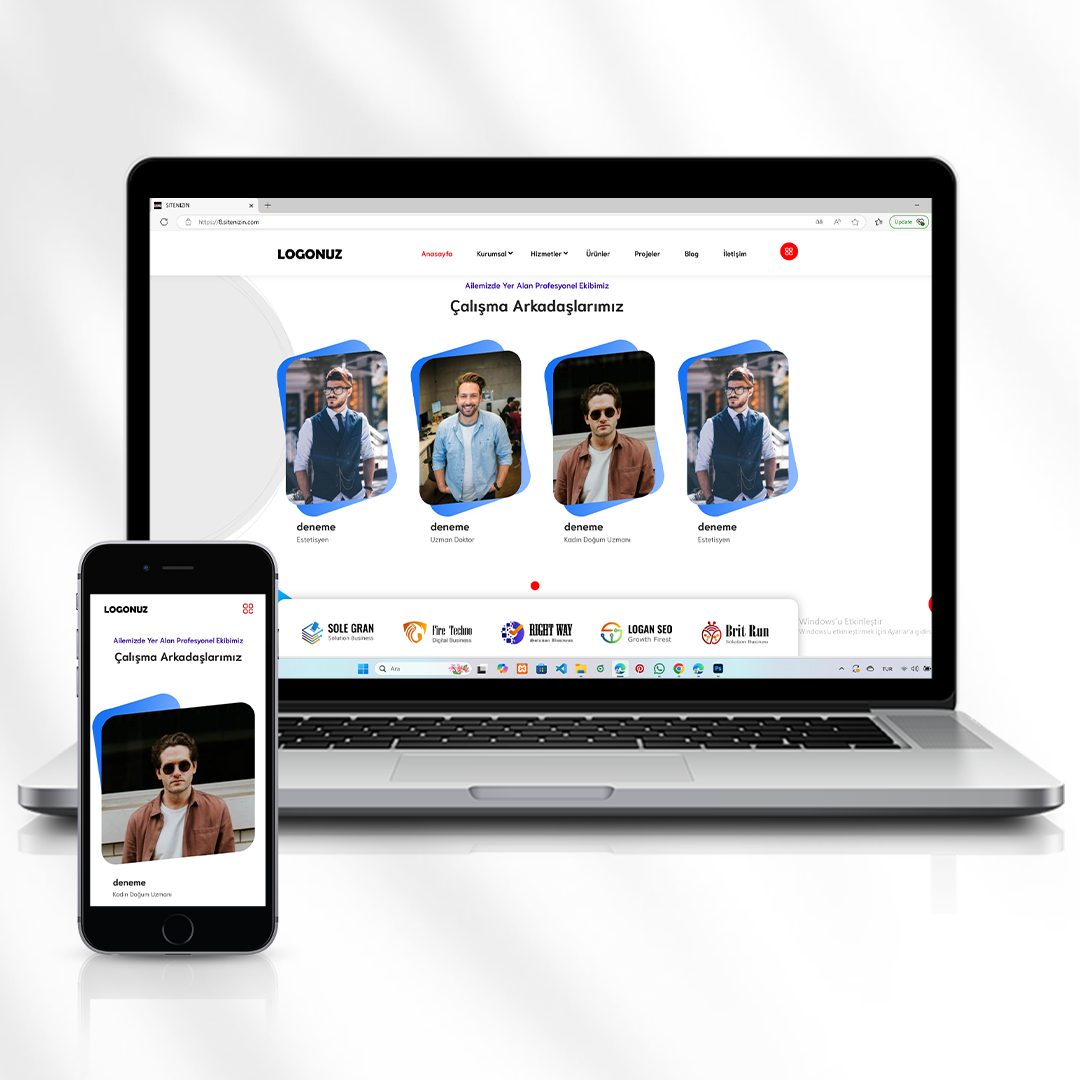 Ürünlü Hizmet Web Sitesi Ödeme Sistemi Olmadan Ürün Tanıtımı ve Talep Formu Kod 8.sitenizin.com