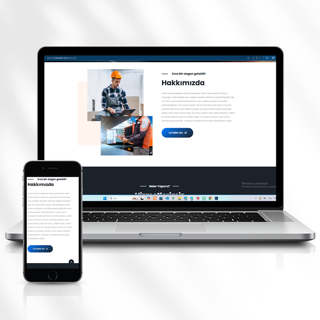 Nakliye ve Lojistik Hizmetleri Web Sitesi  72.sitenizin.com