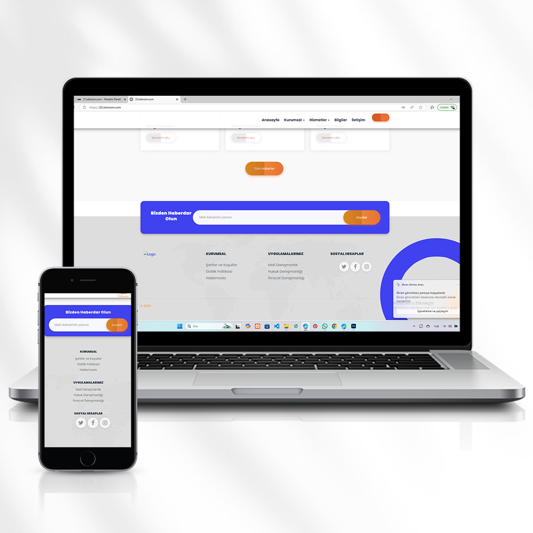 Danışmanlık ve Bilgi Paylaşımı Web Sitesi  22.sitenizin.com