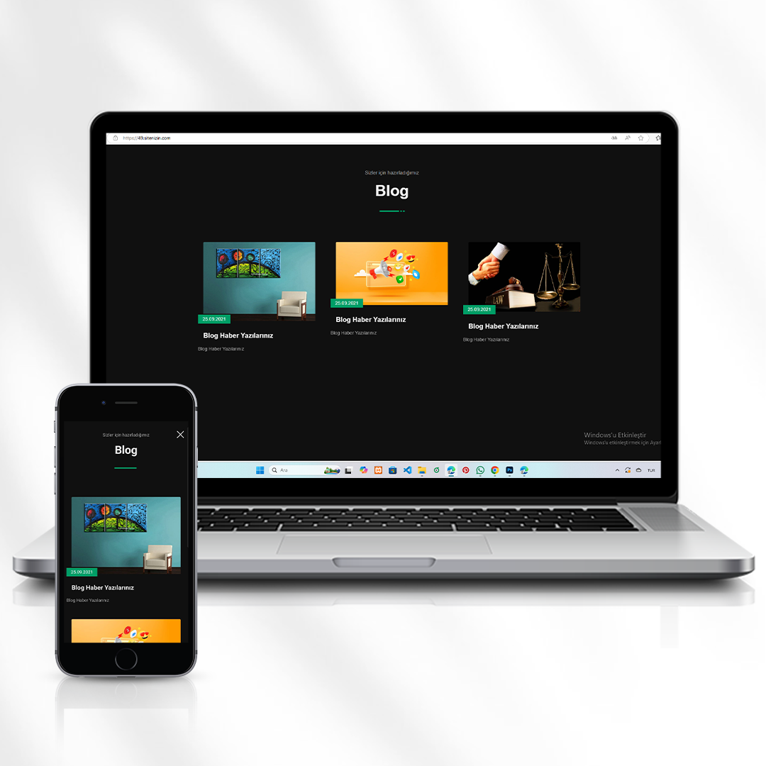 Kurumsal Tanıtım Web Sitesi Şirket Sayfası  49.sitenizin.com