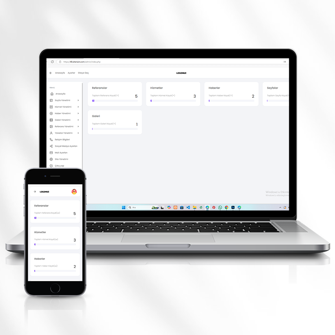 Kişisel Tanıtım ve CV Web Sitesi  48.sitenizin.com