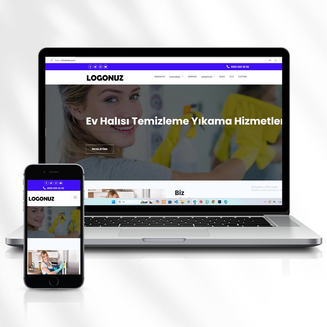Hizmet Tanıtım Web Sitesi  Profesyonel Ekip ve Danışmanlık Hizmetleri  39.sitenizin.com