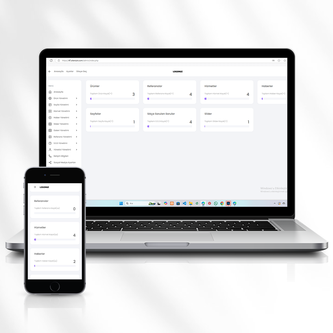 Kişisel Hizmet ve Dijital Portföy Sitesi  Freelance Uzman Web Sitesi  47.sitenizin.com