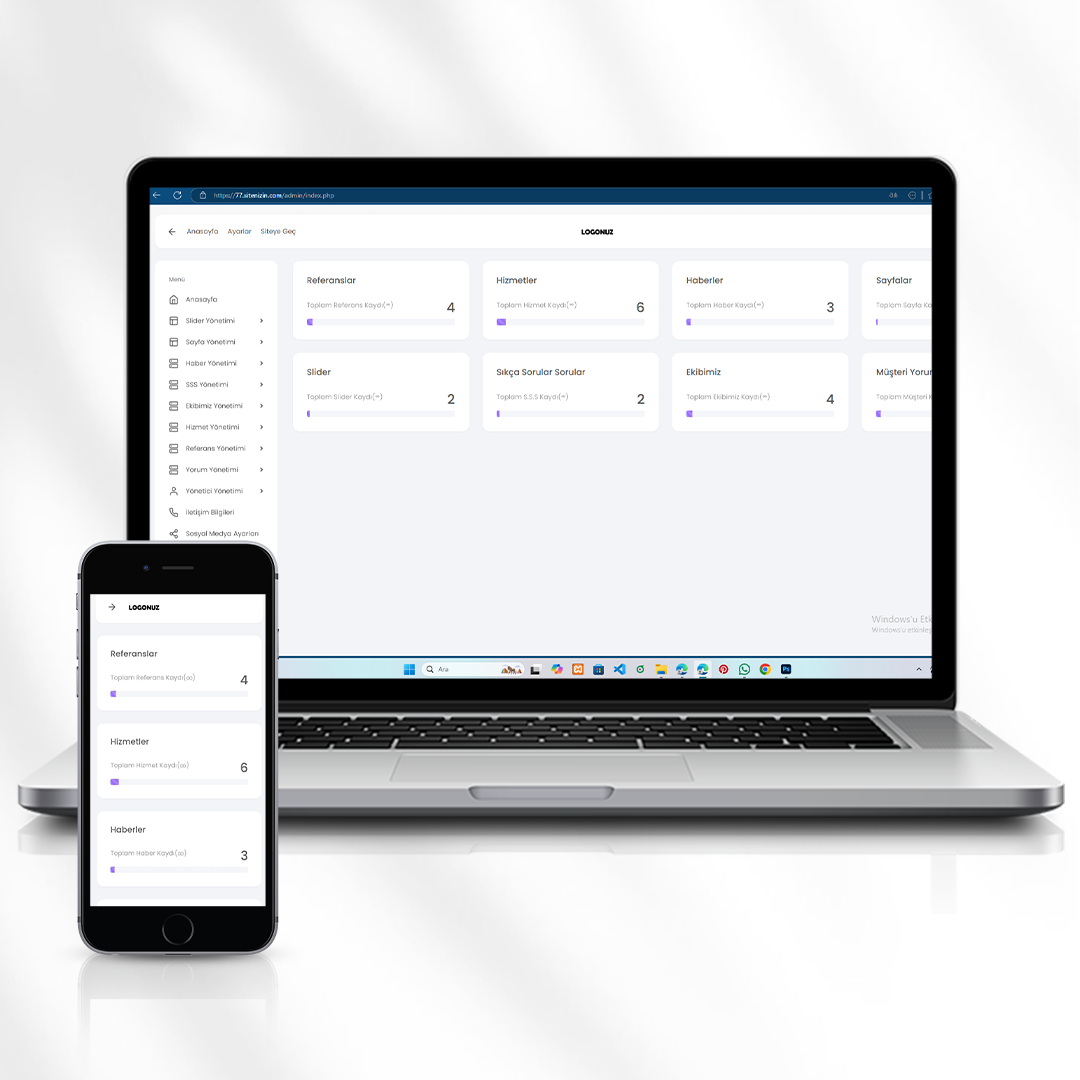 Nakliyat ve Lojistik Hizmetleri Web Sitesi  77.sitenizin.com