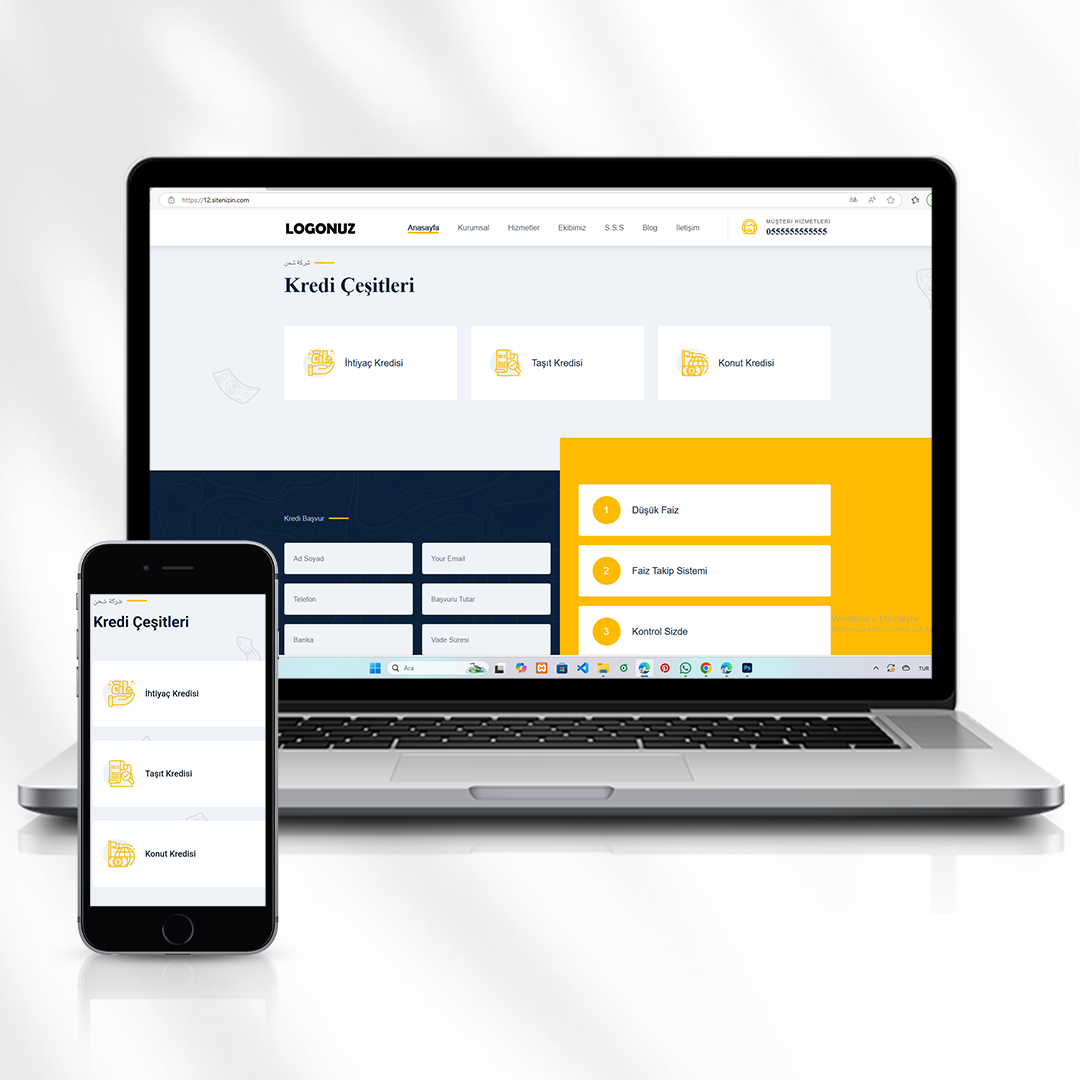 Nakliyat Kargo ve Genel Hizmet Şirketleri İçin Kurumsal Web Sitesi Kod 12.sitenizin.com
