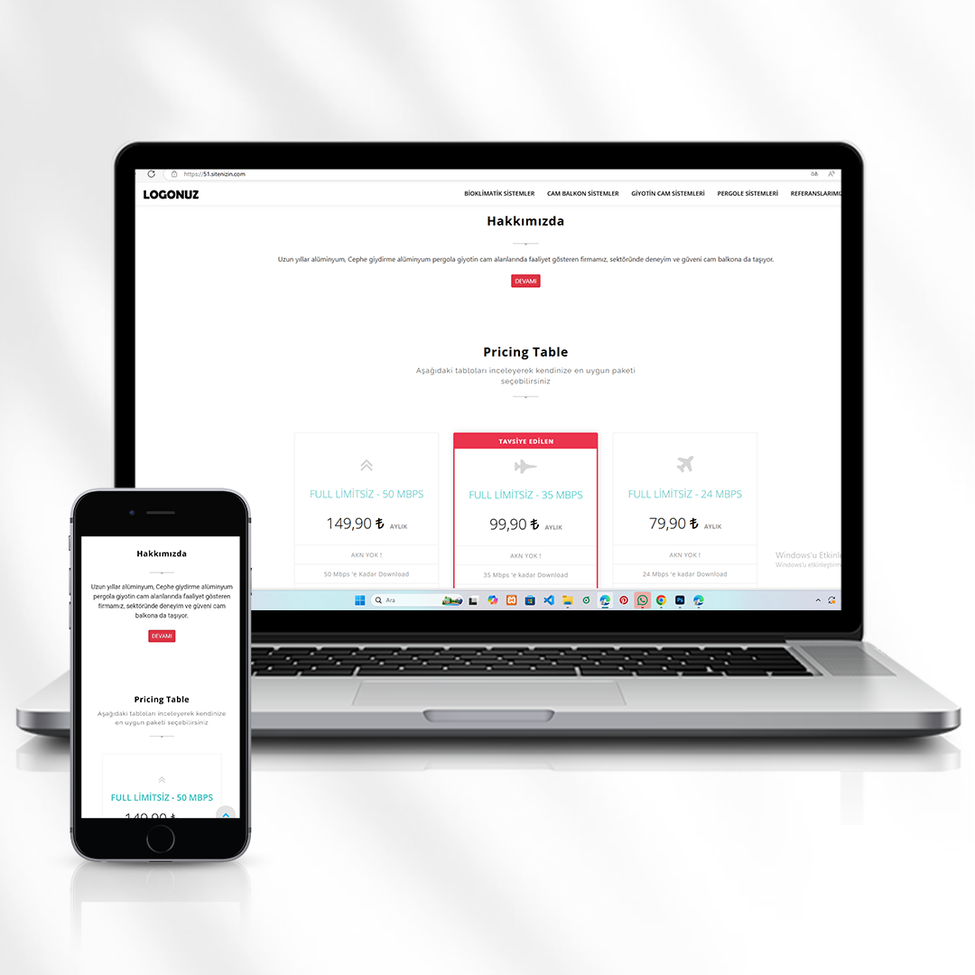 Kurumsal Web Sitesi  Bioklimatik ve Cam Sistemleri  51.sitenizin.com