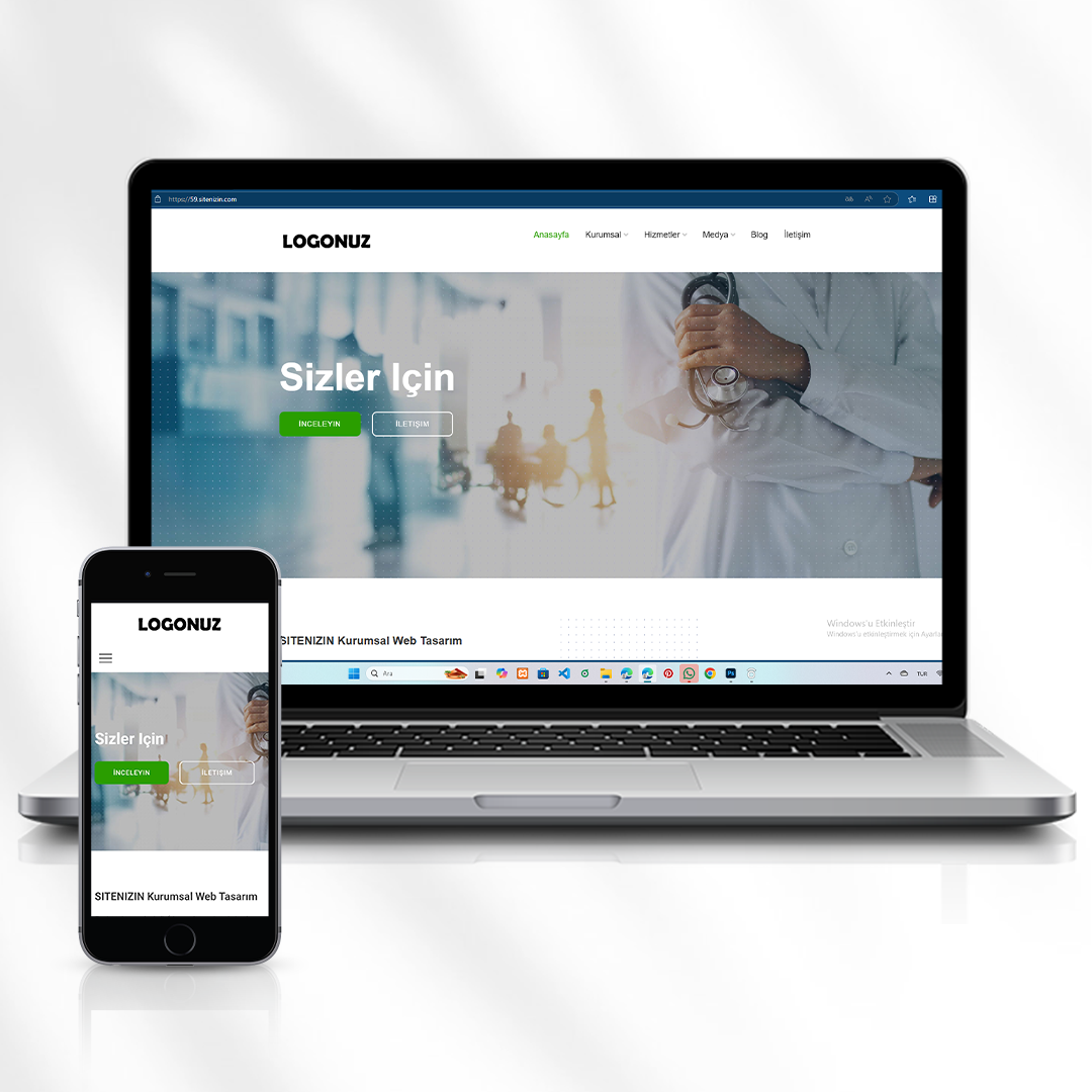 Profesyonel Kurumsal Web Tasarım Sitesi  59.sitenizin.com